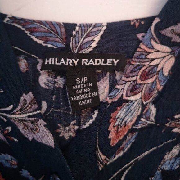 Hilary Radley Ladies Button Front Longer Blouse / Short Dress - Picture 3 of 11